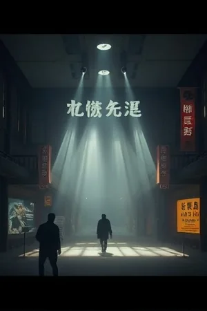 影视图文平台首页主视觉，晨雾蓝调的片单封面墙与归档标签